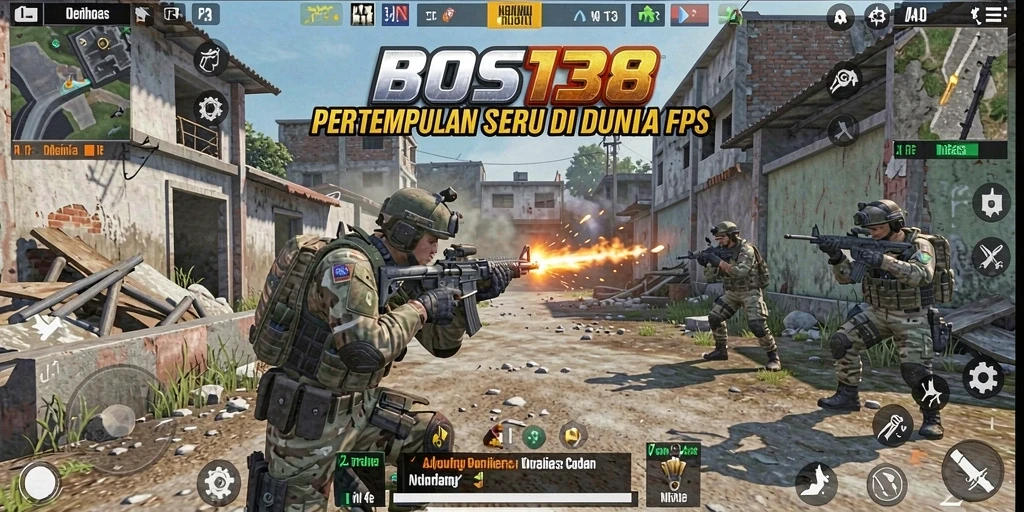 Tampilan gameplay seru dari BOS138 dengan aksi pertempuran dramatis.