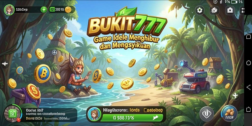 Tangkapan layar BUKIT777 menunjukkan gameplay Idle yang seru.