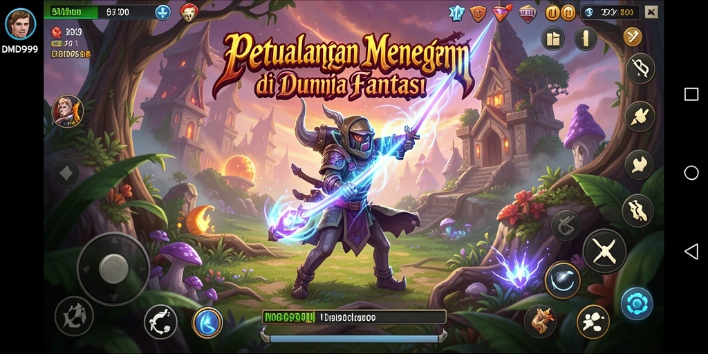 Screenshot gameplay DMD999 menampilkan petualangan yang mendebarkan.