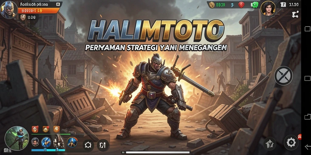 Tampak permainan strategis dengan pertempuran yang intens dan grafis menawan.