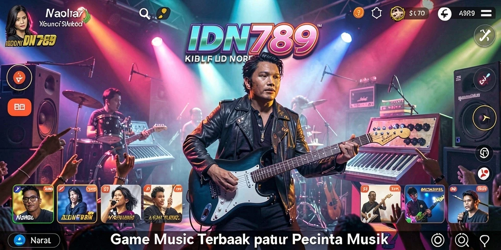 Screenshot IDN789 menampilkan gameplay seru dan interaktif dalam musik.