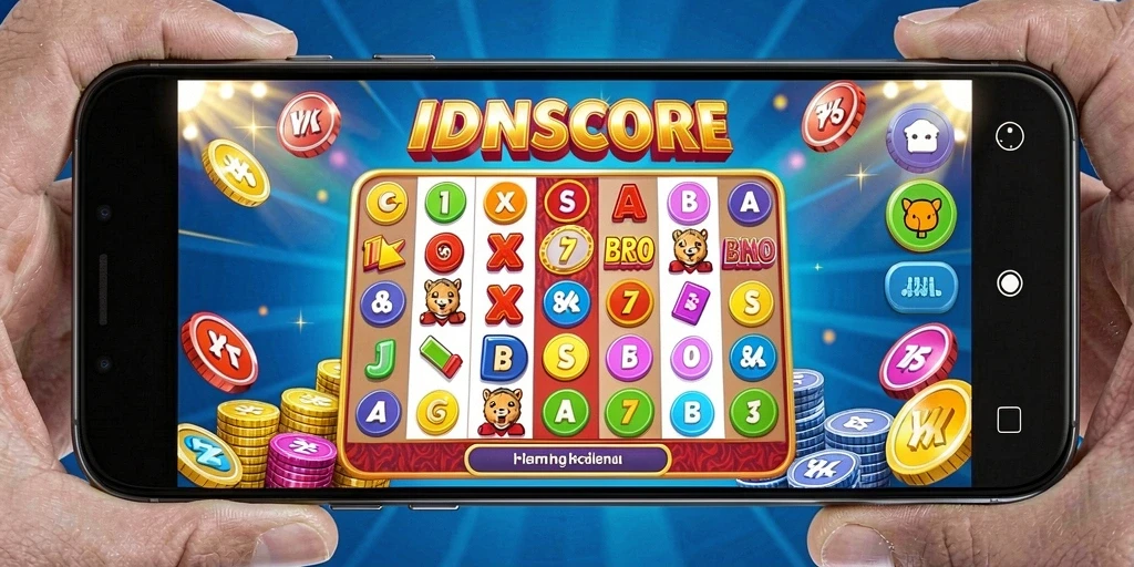 Screenshot gameplay IDNSCORE menampilkan suasana seru Bingo.