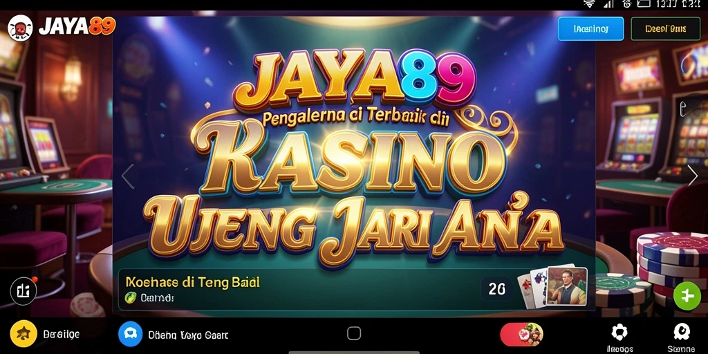 Gameplay menakjubkan dalam aplikasi JAYA89 dengan berbagai pilihan permainan Kasino.