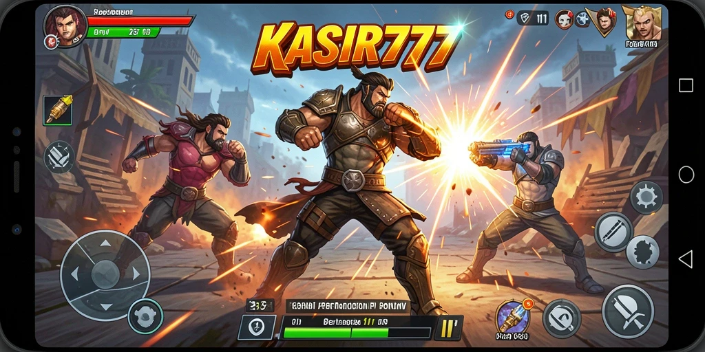 Screenshot menampilkan pertarungan intens di KASIR777.