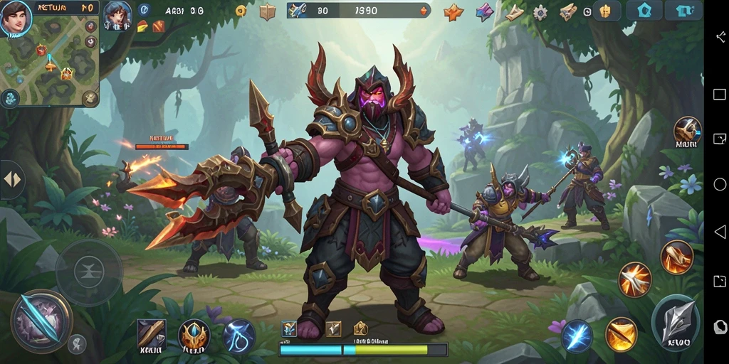 Gameplay menakjubkan dengan pertempuran ARPG yang seru.