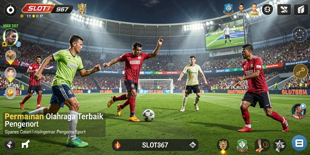 Tampilan menarik dari gameplay <strong>SLOT367</strong> yang menggambarkan berbagai olahraga yang dapat dimainkan.
